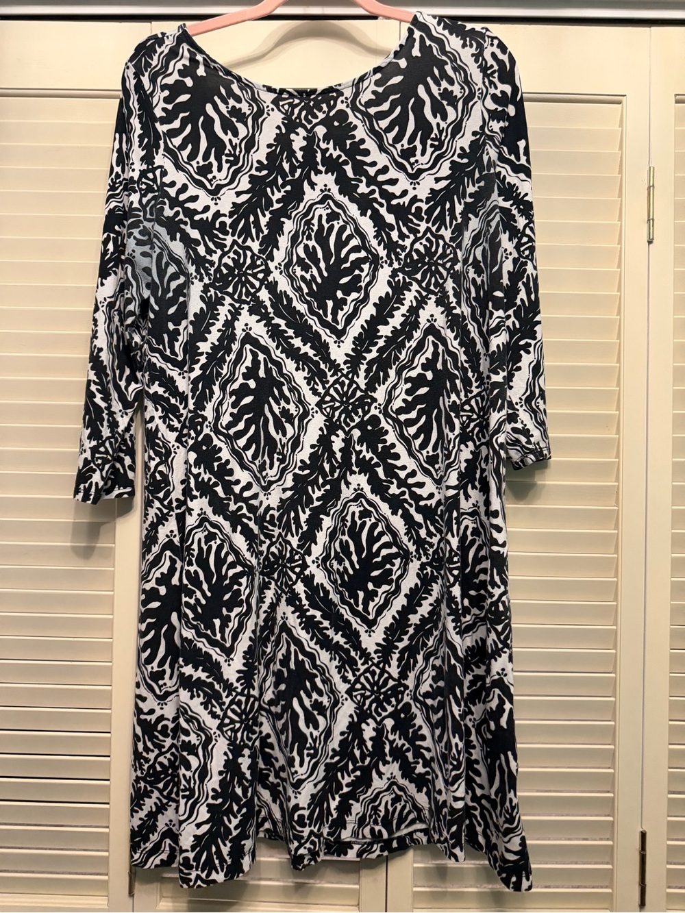 Lilly Pulitzer Black & White Printed Dress